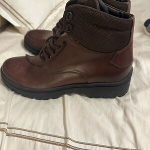 Bruno Magli Dark Brown Leather Boots